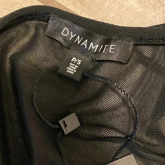 NwT - black body suit  - Size Small - Dynamite - Picture 6 of 6